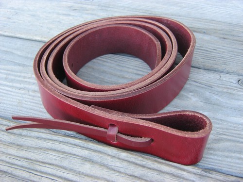 5 leather latigo tie - 1-1/2", 5'